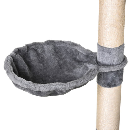 PawHut 150cm Cat Tree with Condo, Scratching Posts & Toys Cat Trees & Towers PawHut
