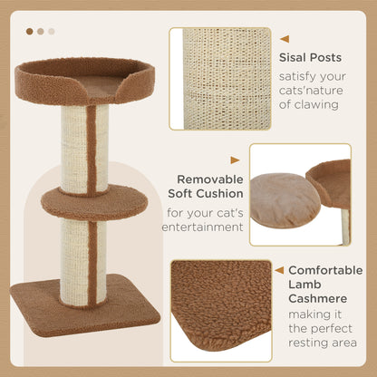 Cat Tree With Perches Sisal Scratching Posts Lamb Cashmere