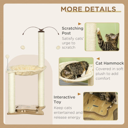 Cat Tree Indoor Kitten Play Tower Sisal Scratching Posts