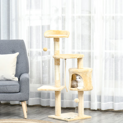 Cat Tree House Multi Level Activity Centre With Scratching Aosom UK