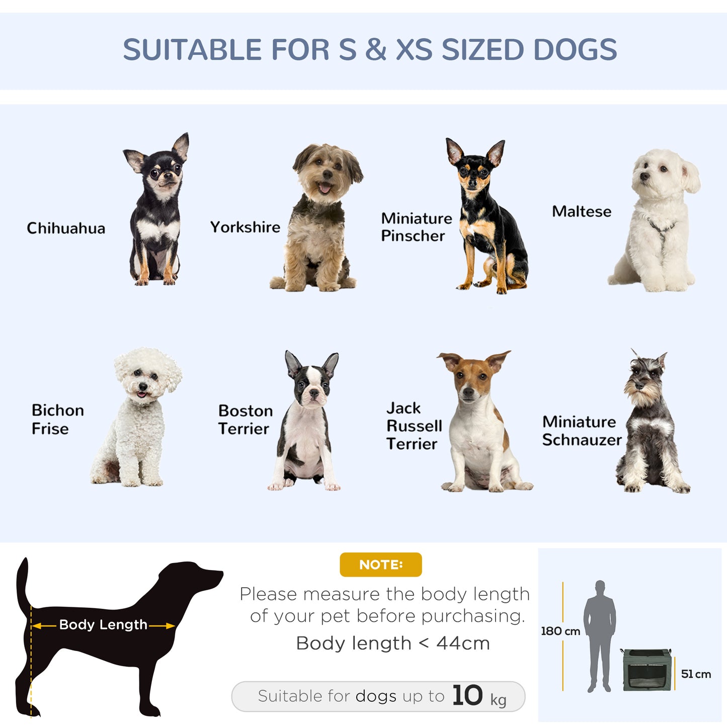 Portable Pet Carrier Spacious Travel Bag For Small Dogs Aosom UK