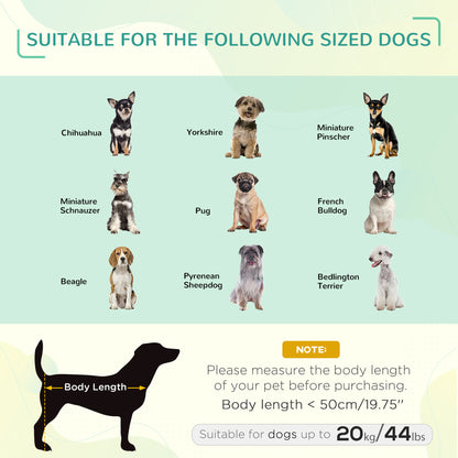Elevated Pet Bed Medium Size Portable Raised Cot For Dogs Aosom UK