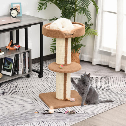 Cat Tree With Perches Sisal Scratching Posts Lamb Cashmere