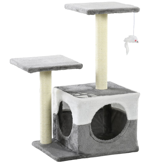 Deluxe Cat Climber Sisal Scratching Posts Cosy Condo