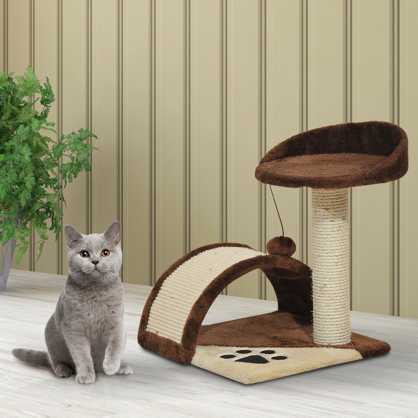 Cat Scratching Post Indoor Activity Centre Kitten Climber