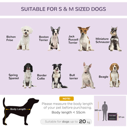 Foldable Pet Carrier For Small And Medium Dogs Portable Cat Aosom UK