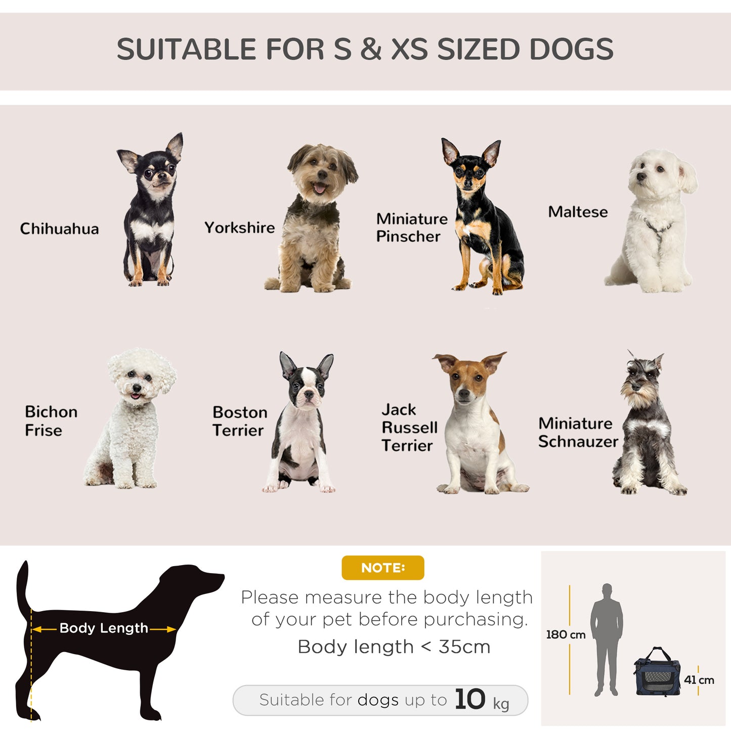 Folding Pet Carrier Soft Portable Dog Cat Crate Aosom UK