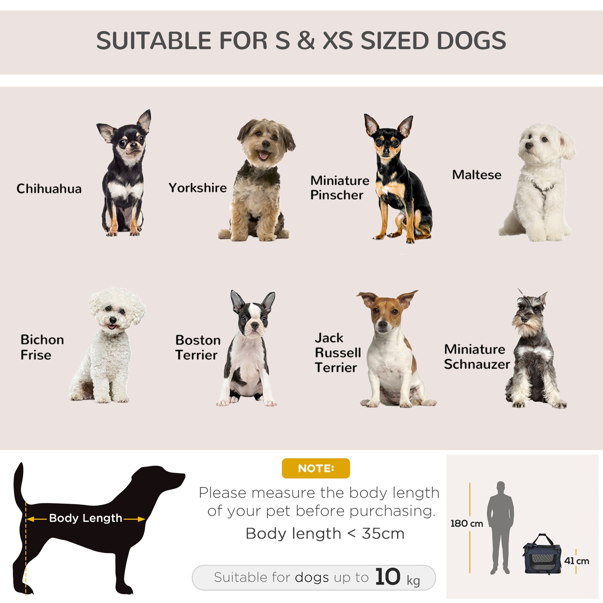 Folding Pet Carrier Soft Portable Dog Cat Crate Aosom UK