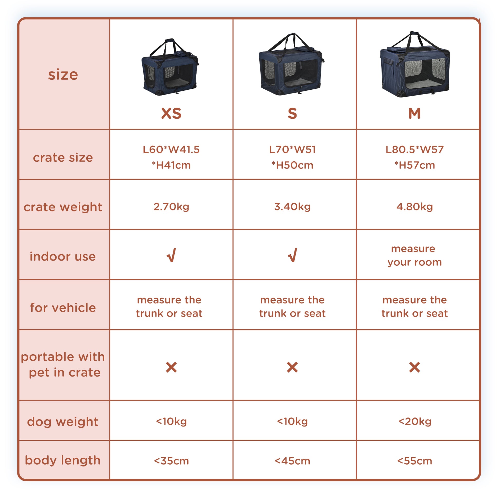 Folding Pet Carrier Soft Portable Dog Cat Crate Aosom UK
