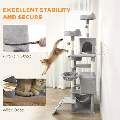 Cat Tree Large Multi Level Tower For Indoor Kittens