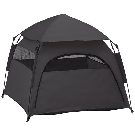 Foldable Dog Cat Tent With Waterproof Oxford Carry Bag Aosom UK Default Title