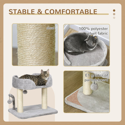 Indoor Cat Tree Compact Activity Centre With Sisal