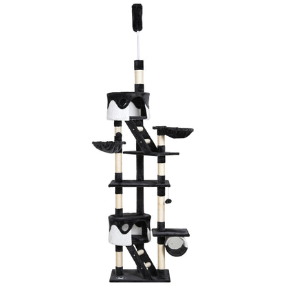 Adjustable Cat Tree Condo Kitten Playhouse With Scratching