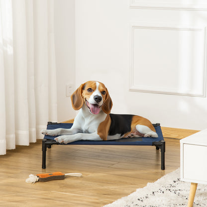 Elevated Pet Bed Medium Size Portable Raised Cot For Dogs Aosom UK