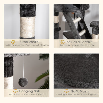 Cat Tower Floor To Ceiling Indoor Tree Adjustable Post