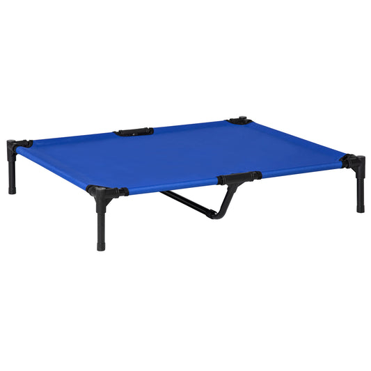 Raised Dog Bed Cat Elevated Lifted Portable Camping W Metal Aosom UK Default Title
