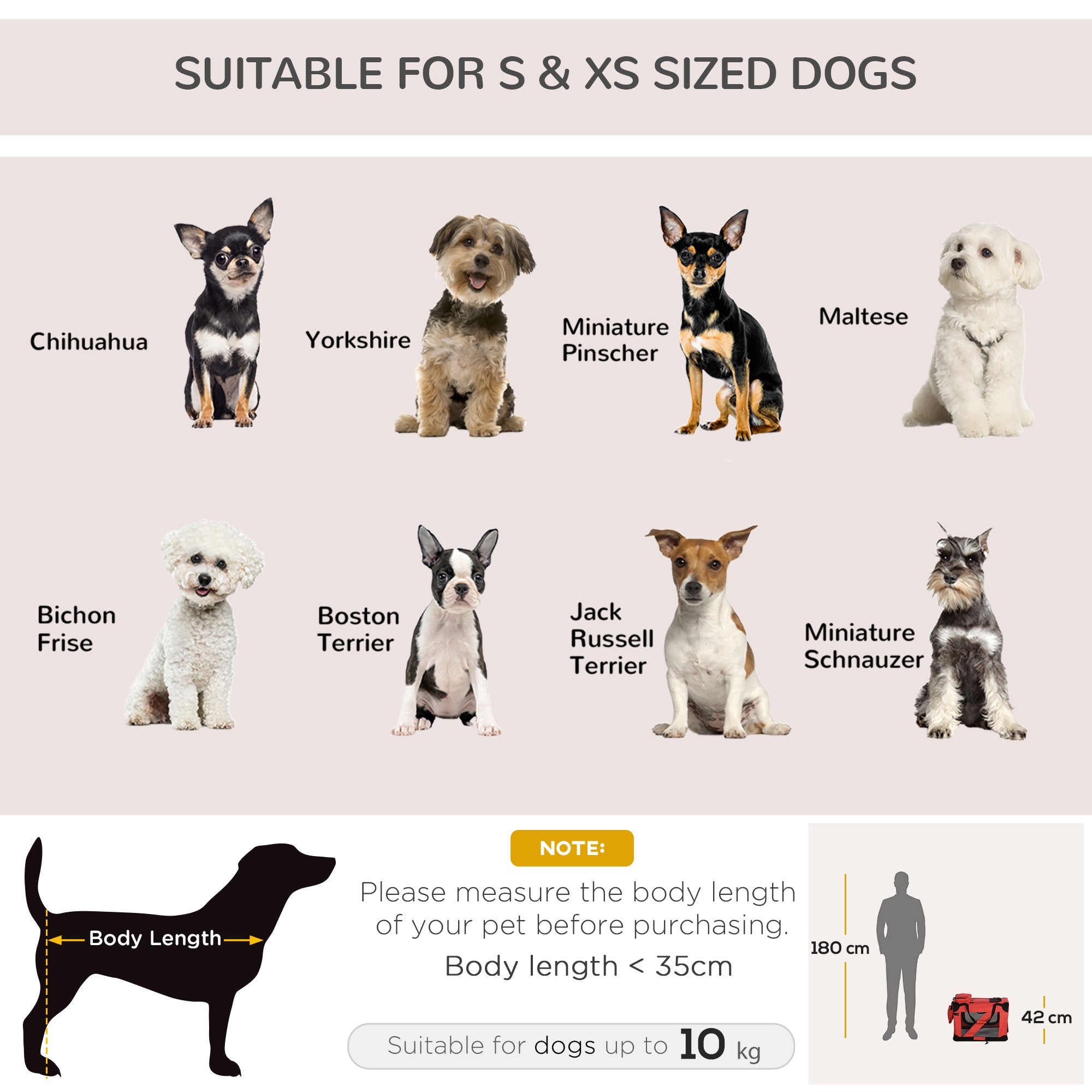 Cat Carrier Backpack Dog Backpack Carrier Foldable Pet Carrier with Breathable Mesh Window & Top Bags for Carrying Treats, Red