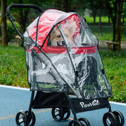 Rain Cover For Dog Pram Protective Pet Stroller Buggy Aosom UK