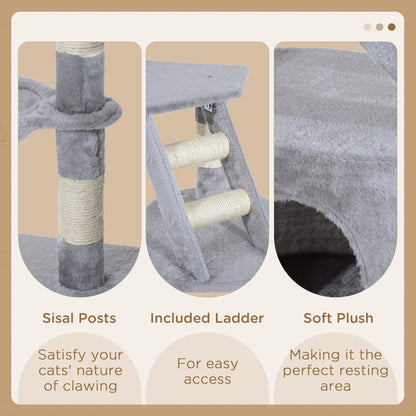 Cat Tree With Scratching Post Kitten Activity Centre Play