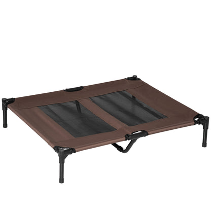 Elevated Pet Bed Large Raised Dog Cat Cooling Cot Portable Aosom UK Default Title