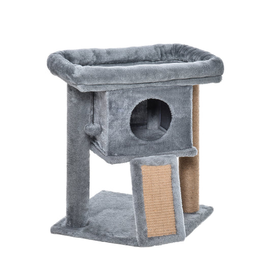 Cat Tree Tower For Indoor Cats Climbing Activity Center Aosom UK Default Title