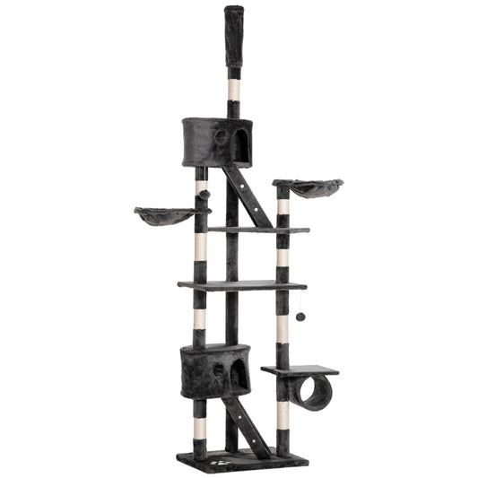Cat Tower Floor To Ceiling Indoor Tree Adjustable Post