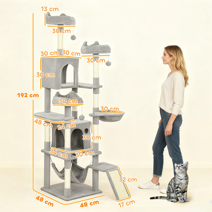 Cat Tree Large Multi Level Tower For Indoor Kittens