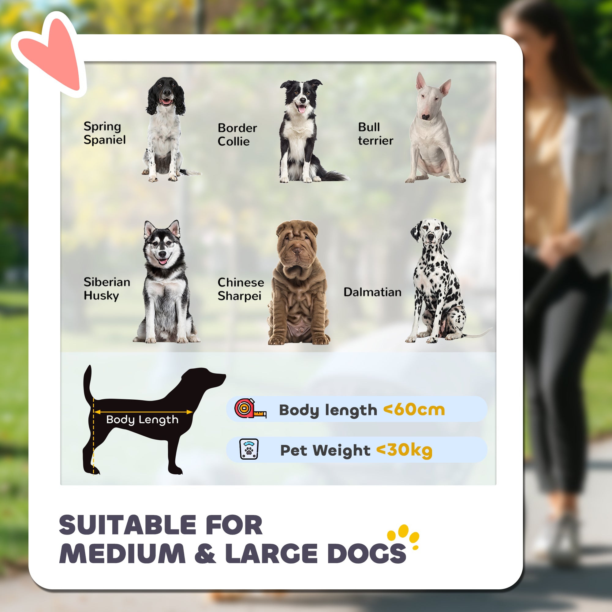 Pet Stroller w/ Universal Front Wheels, Shock Absorber, One Click Foldable Dog Cat Carriage w/ Brakes, Storage Bags, Mesh Window