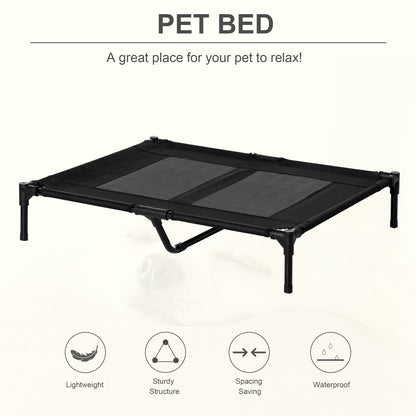 Large Elevated Dog Bed Cat Lifted Cooling Portable Camping Aosom UK