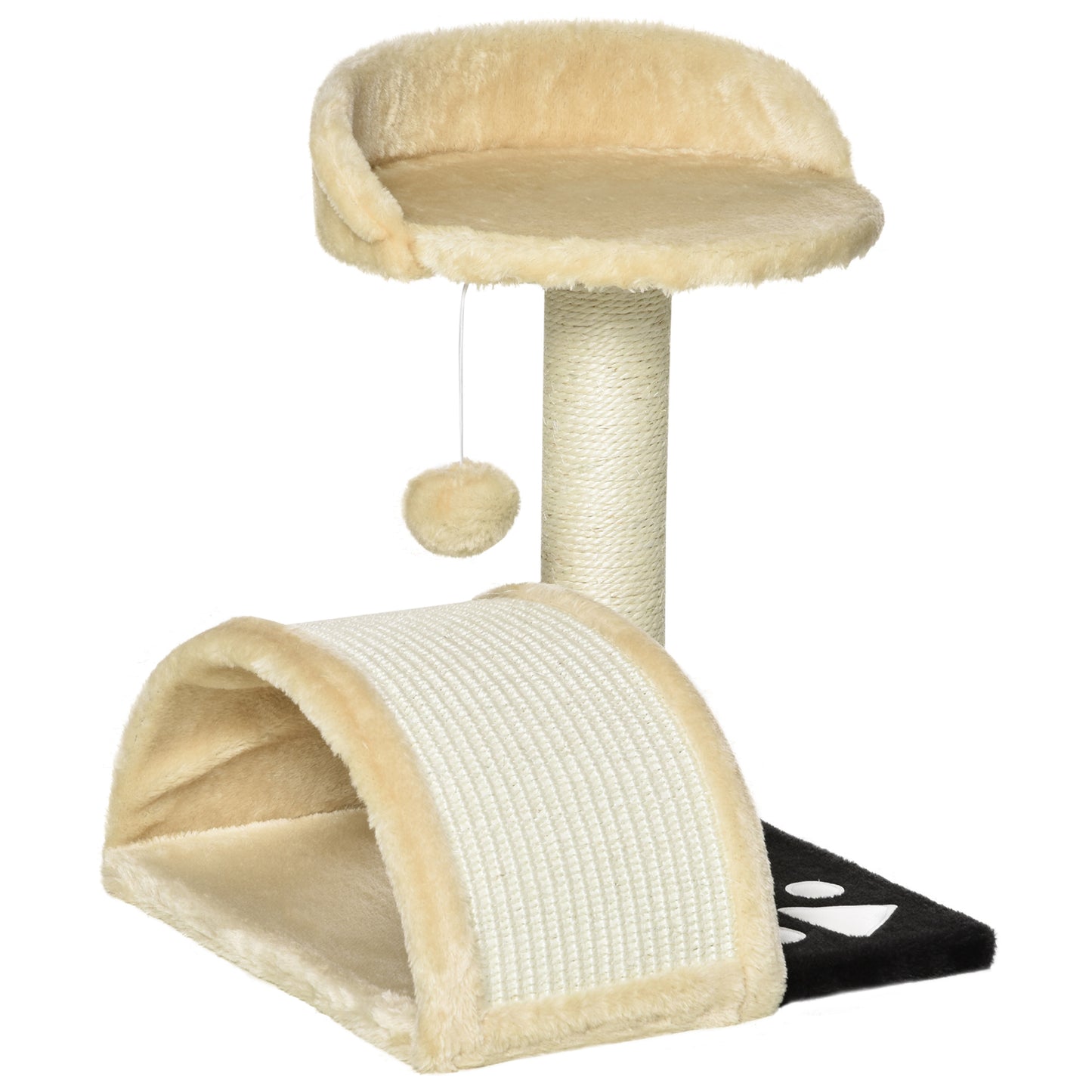 Cat Scratching Tree Post With Activity Centre Climber Aosom UK Default Title